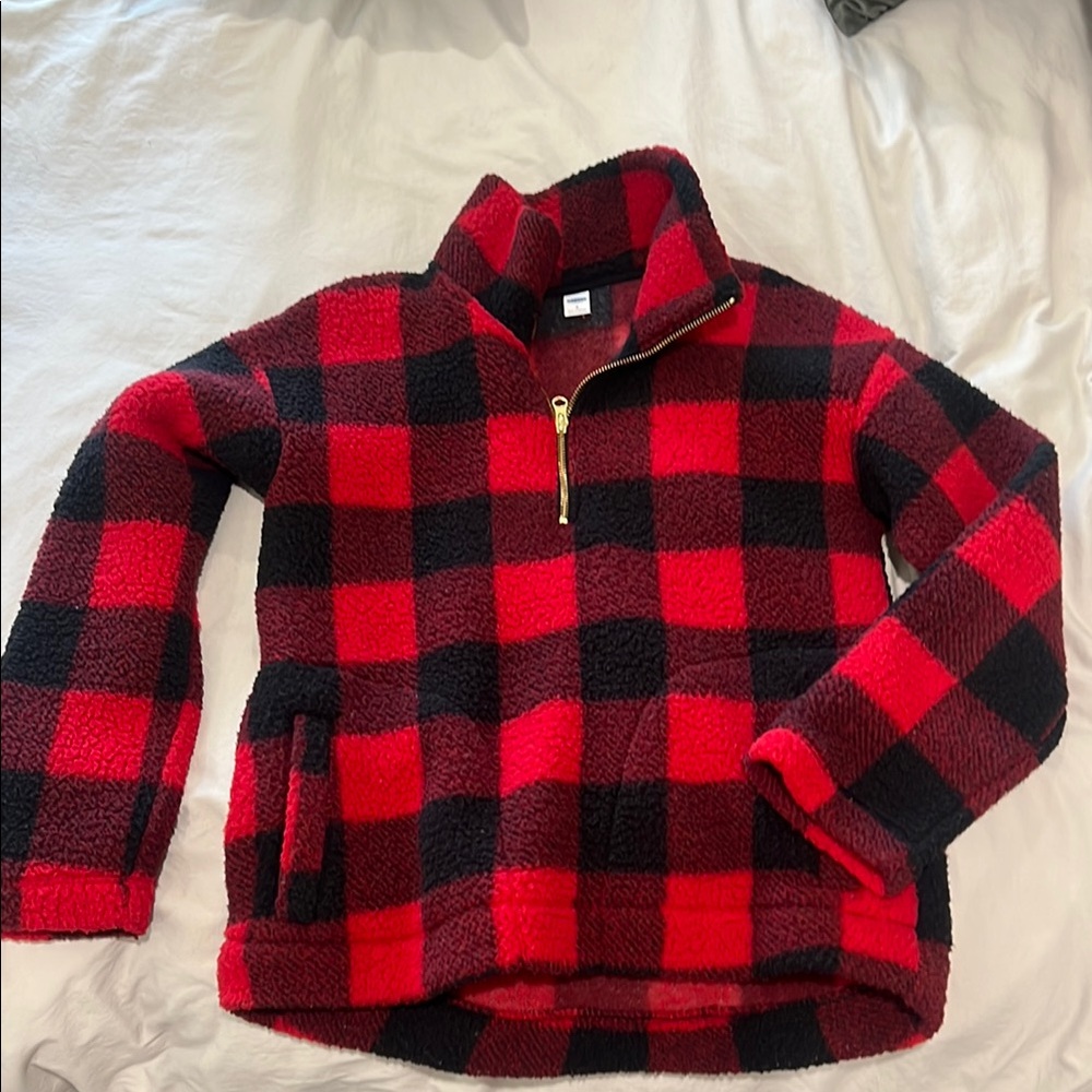 Buffalo plaid Sherpa jacket